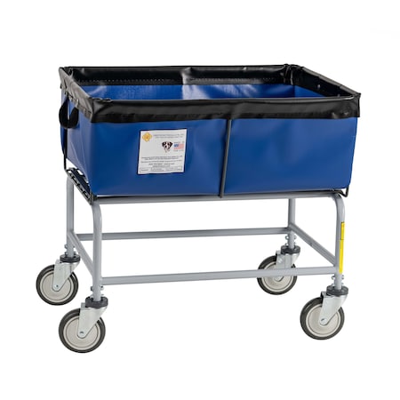 Elevated Basket Truck, Vinyl, 3 Bushel, Blue